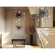 Bessel 15 Light 30 inch Sand White Pendant Ceiling Light